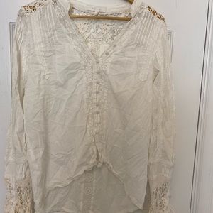 Anthropologie lace top